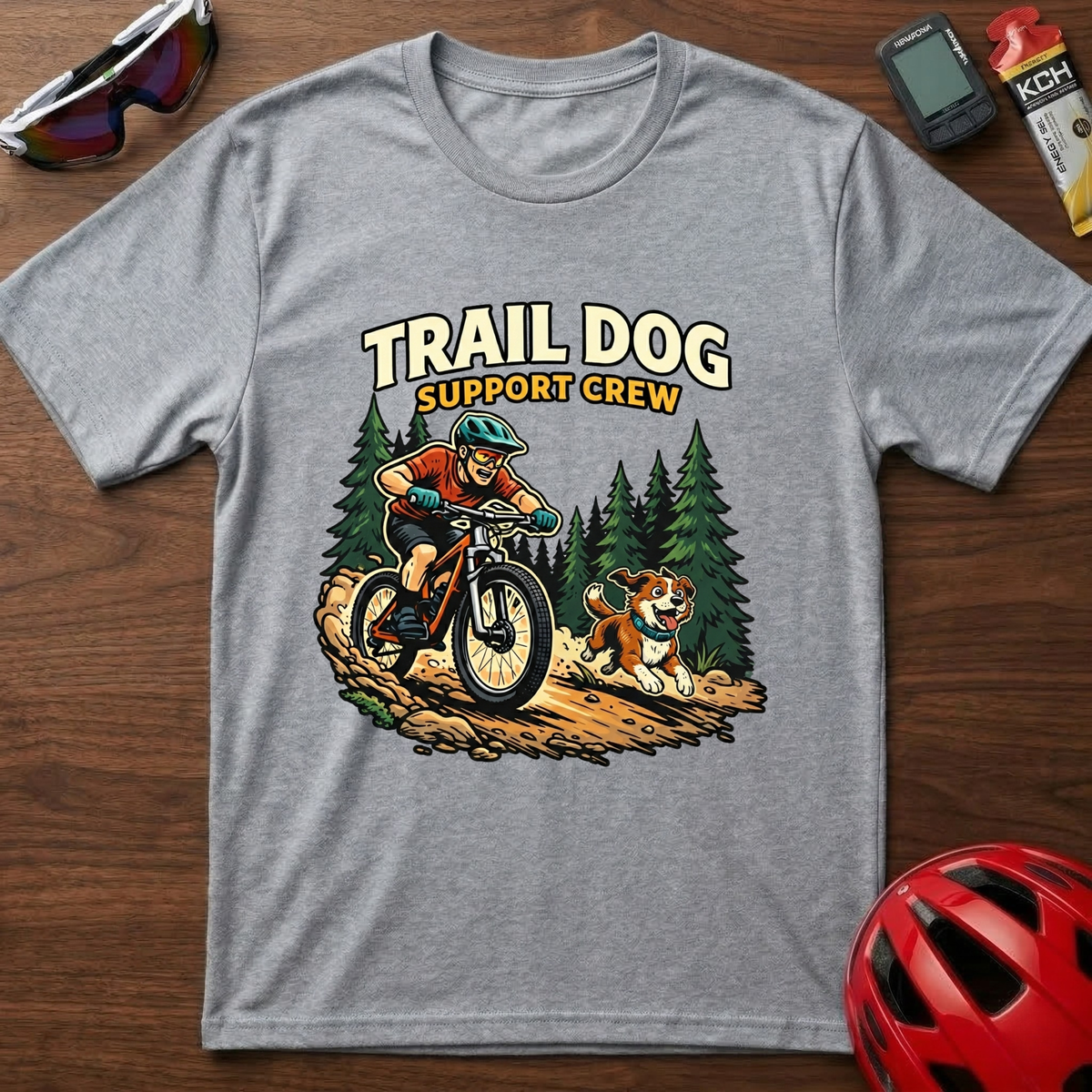 Trail Dog Support Crew Cycling T-Shirt