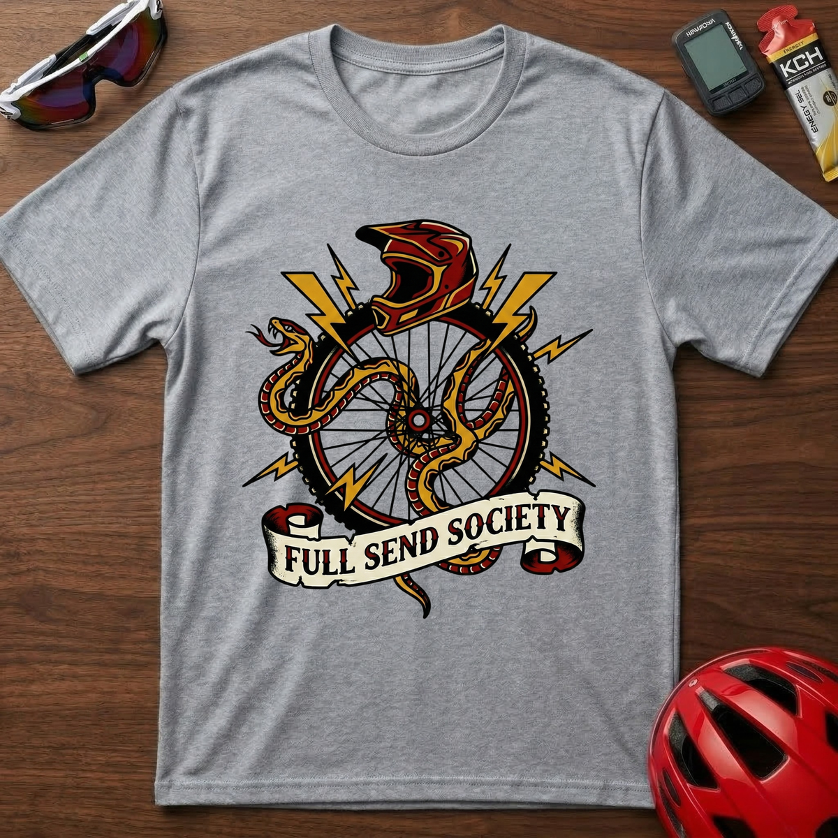 Full Send Society T-Shirt. Downhill MTB T-Shirt