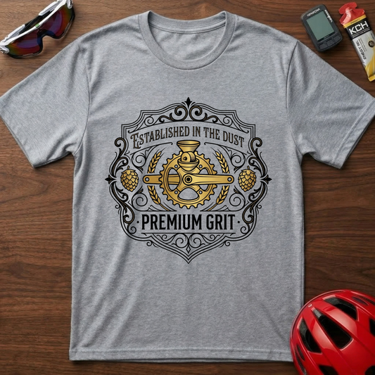 Premium Grit Beer & Cycling T-Shirt
