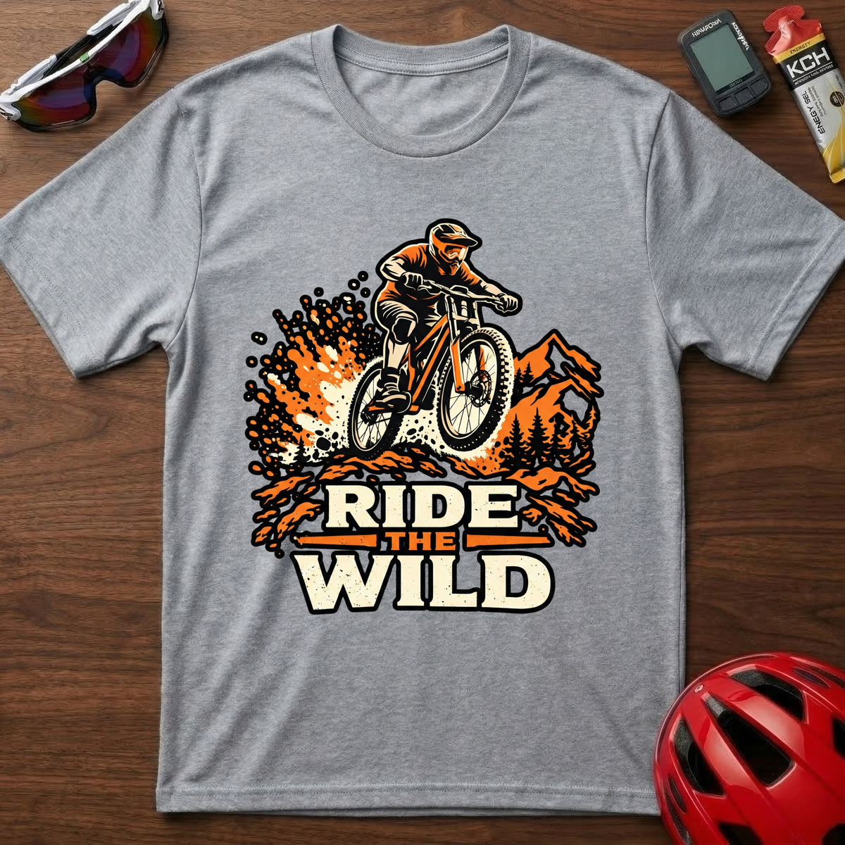 Ride The Wild Downhill MTB Cycling T-Shirt
