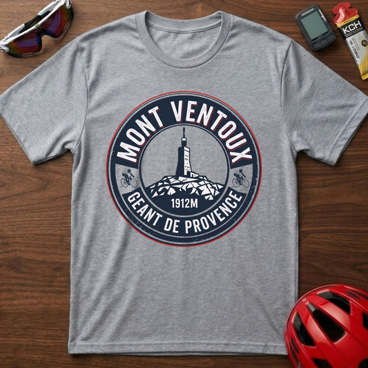Mont Ventoux Cycling T-Shirt – Mont Ventoux 1912m Vintage Badge