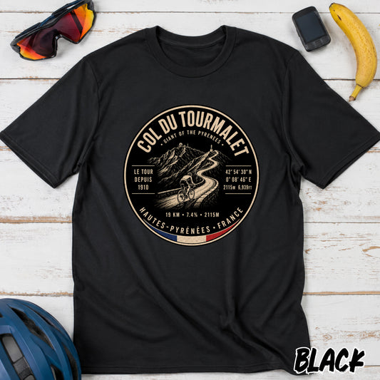Col du Tourmalet Cycling T‑Shirt — Tour de France Tee