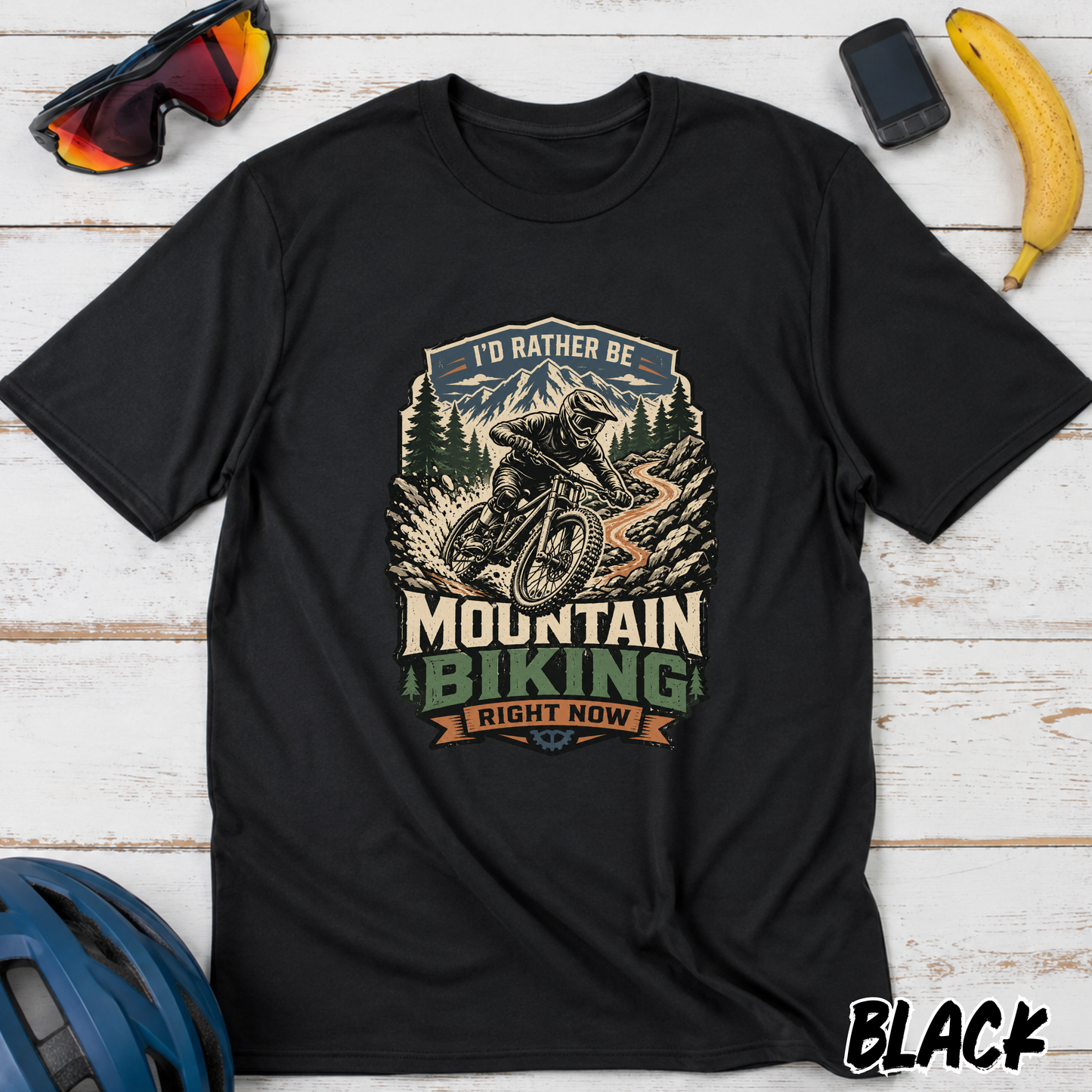 I'd Rather Be Mountain Biking T-Shirt