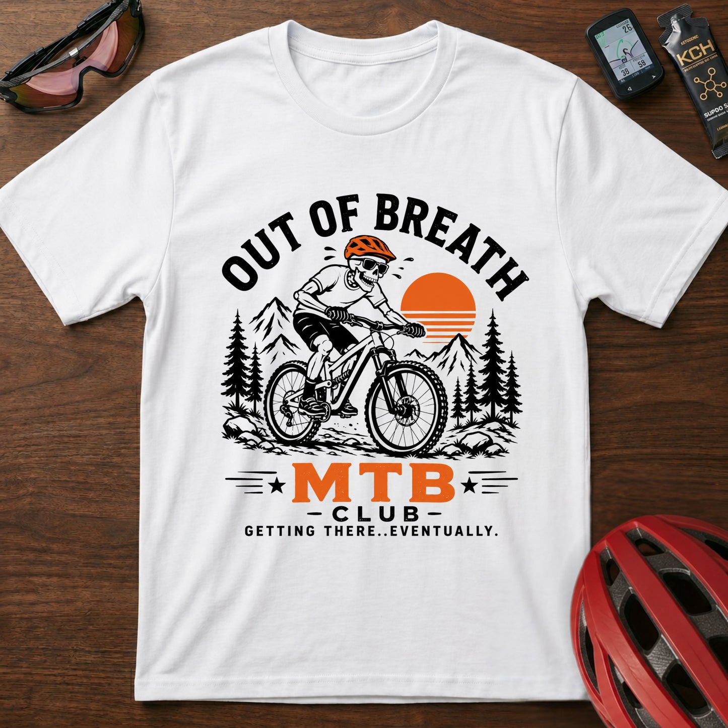 Out of Breath MTB Club T-Shirt — Mountain Biking Tee