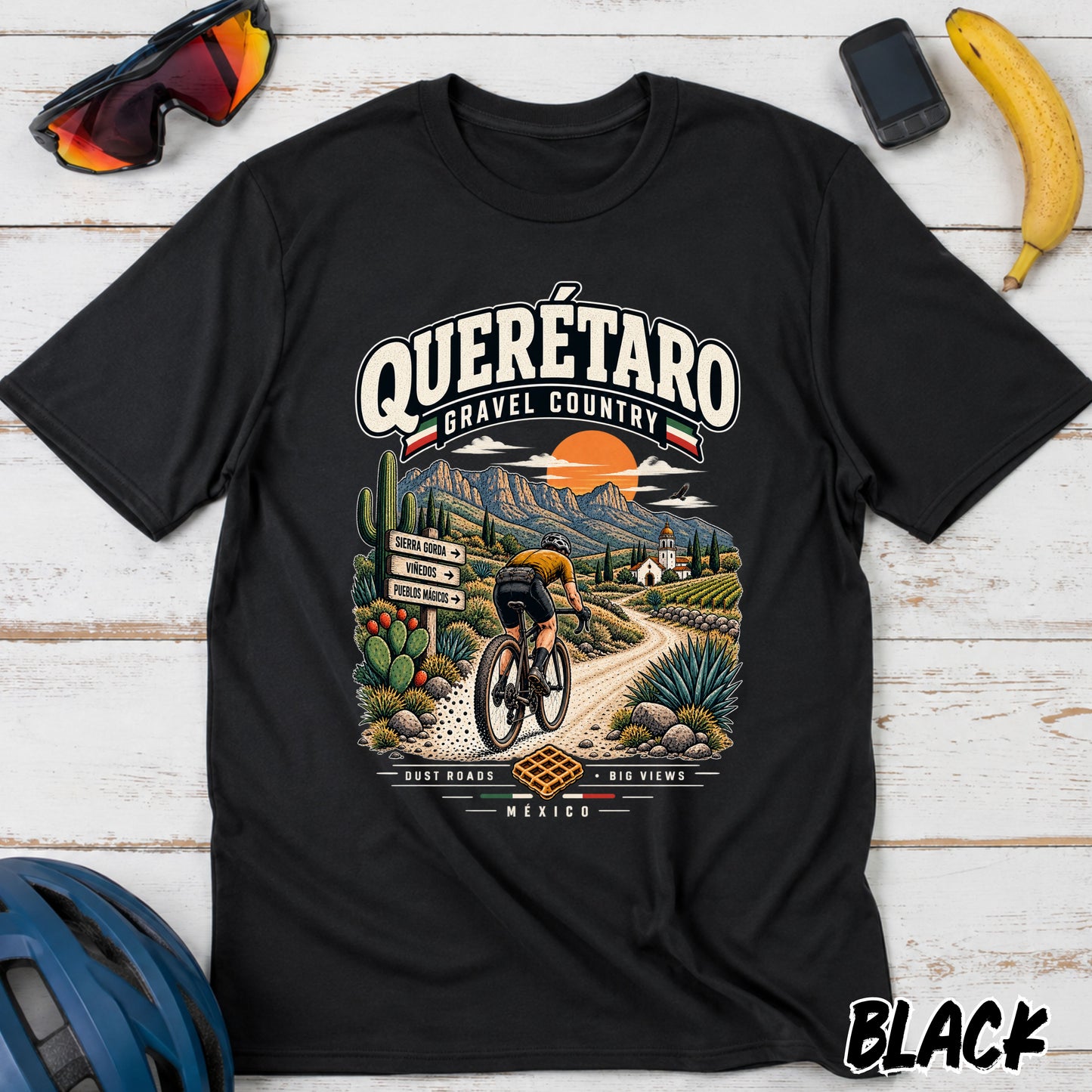 Querétaro Gravel Country T-Shirt — Mexico Gravel Race Tee