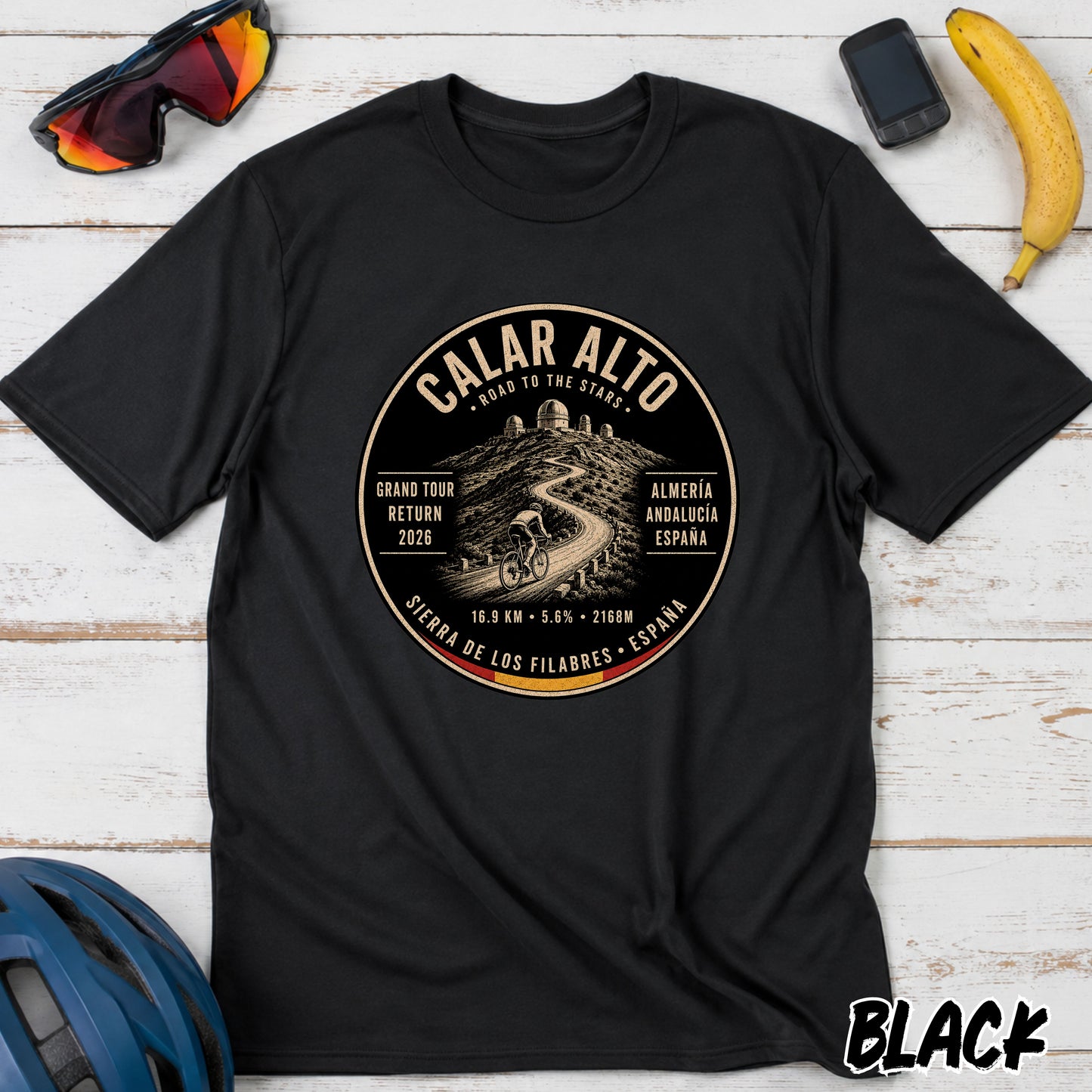 Calar Alto Road to the Stars T-Shirt. Le Vuelta Tee