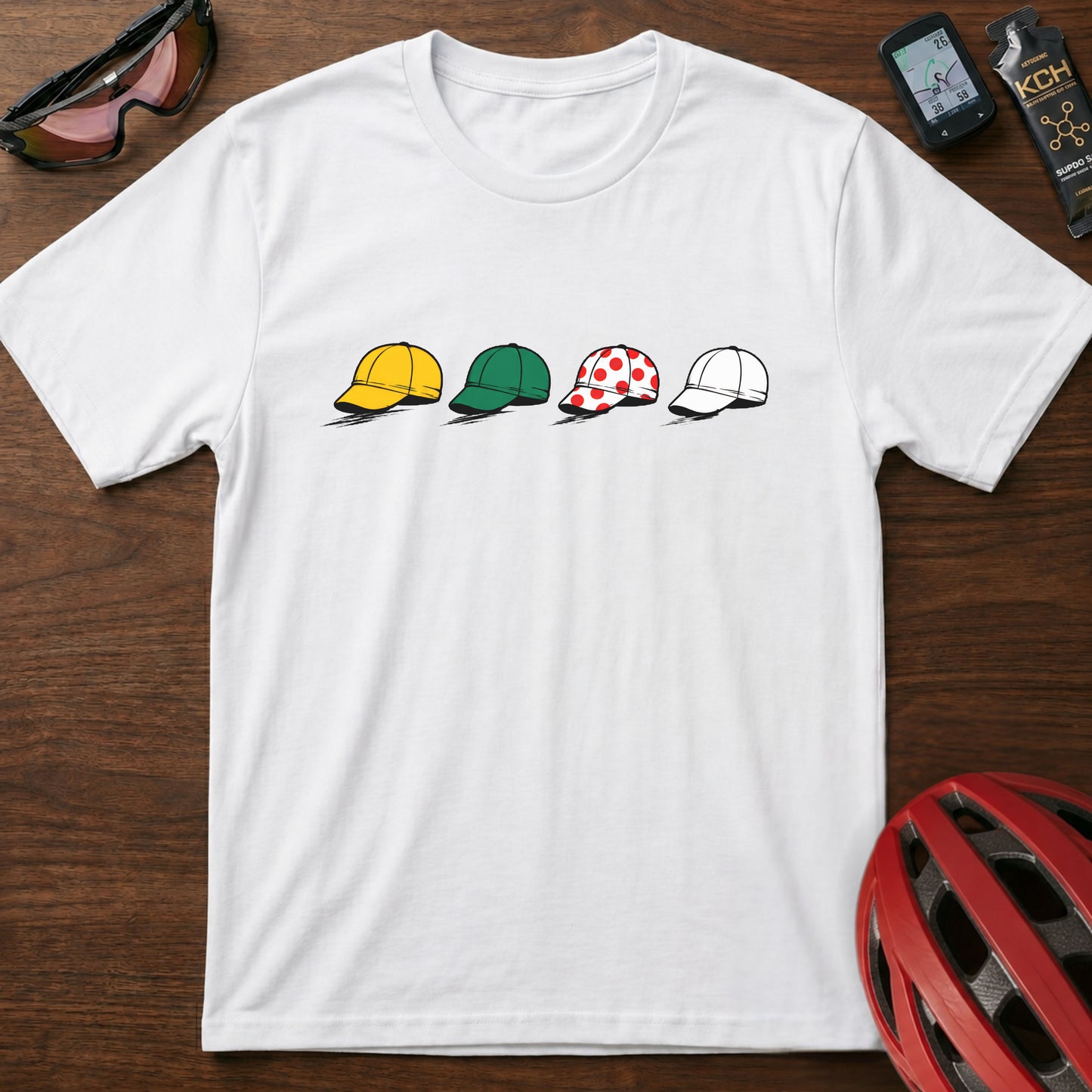 Tour de France Cycling Caps T-Shirt