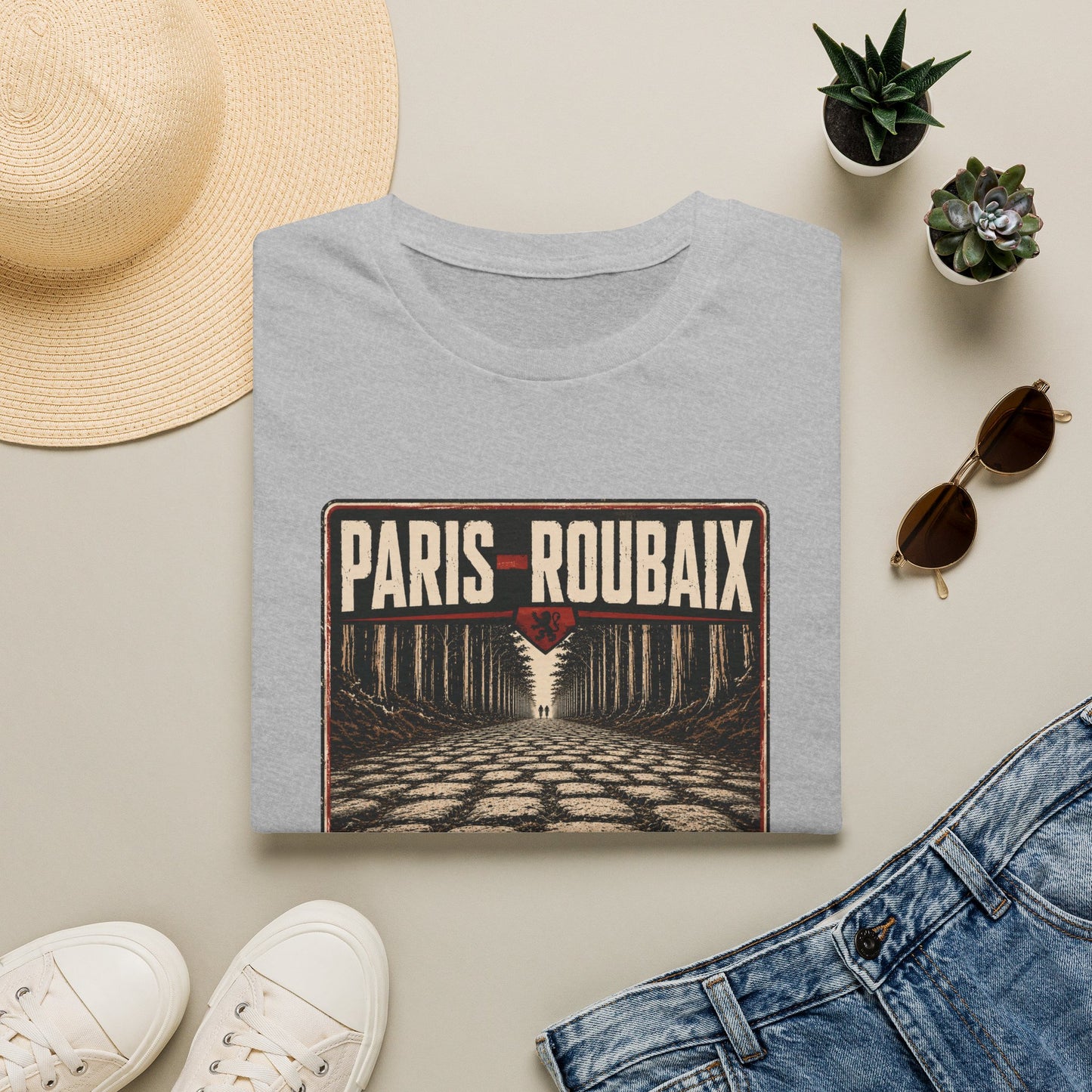 Paris–Roubaix Cycling T-Shirt — Vintage 'Hell of the North' Race Tee