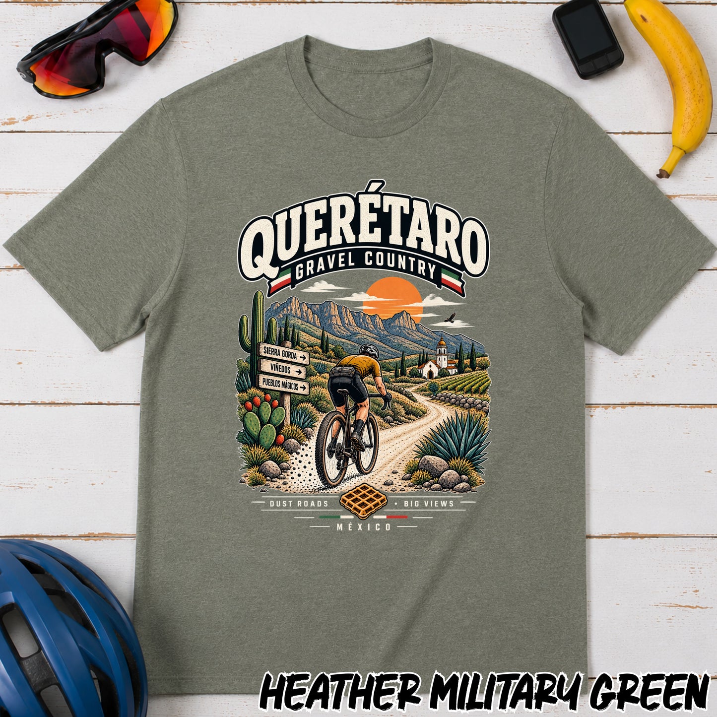 Querétaro Gravel Country T-Shirt — Mexico Gravel Race Tee