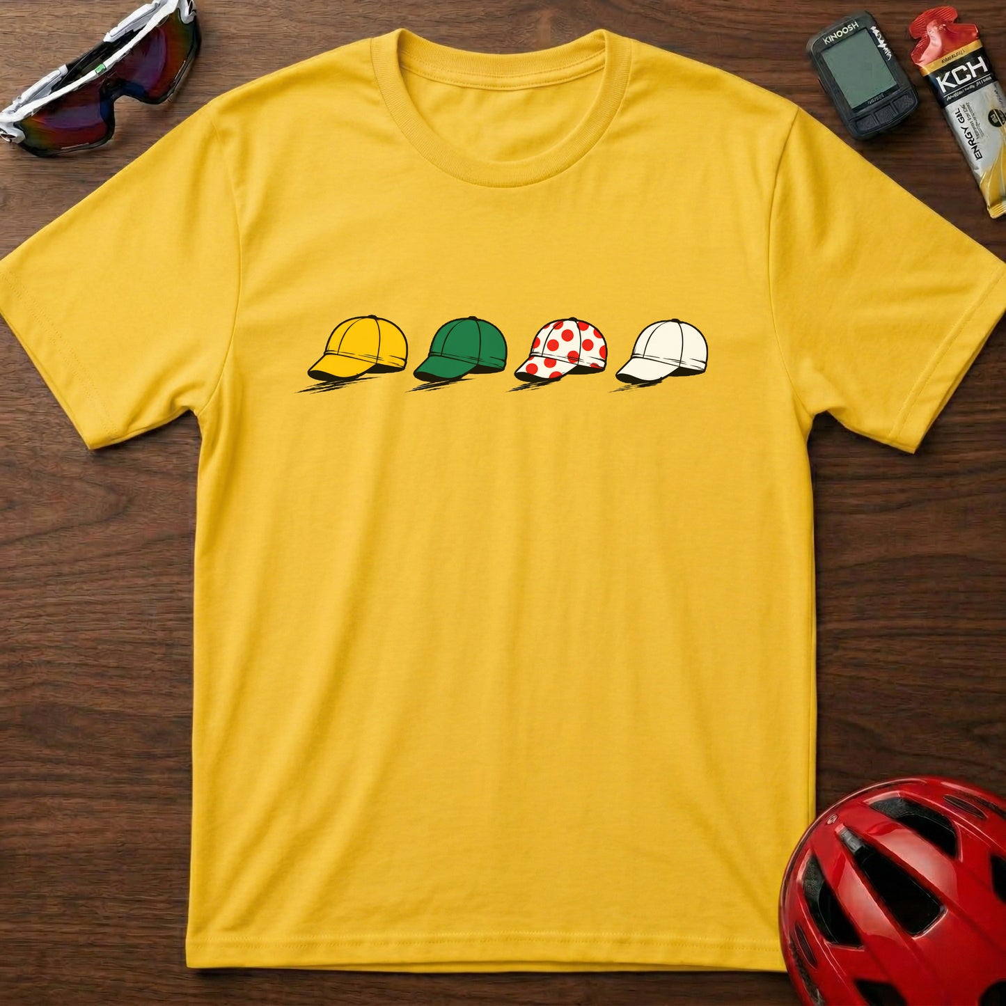 Tour de France Cycling Caps T-Shirt