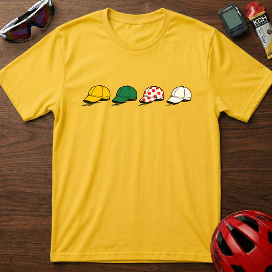 Tour de France Cycling Caps T-Shirt