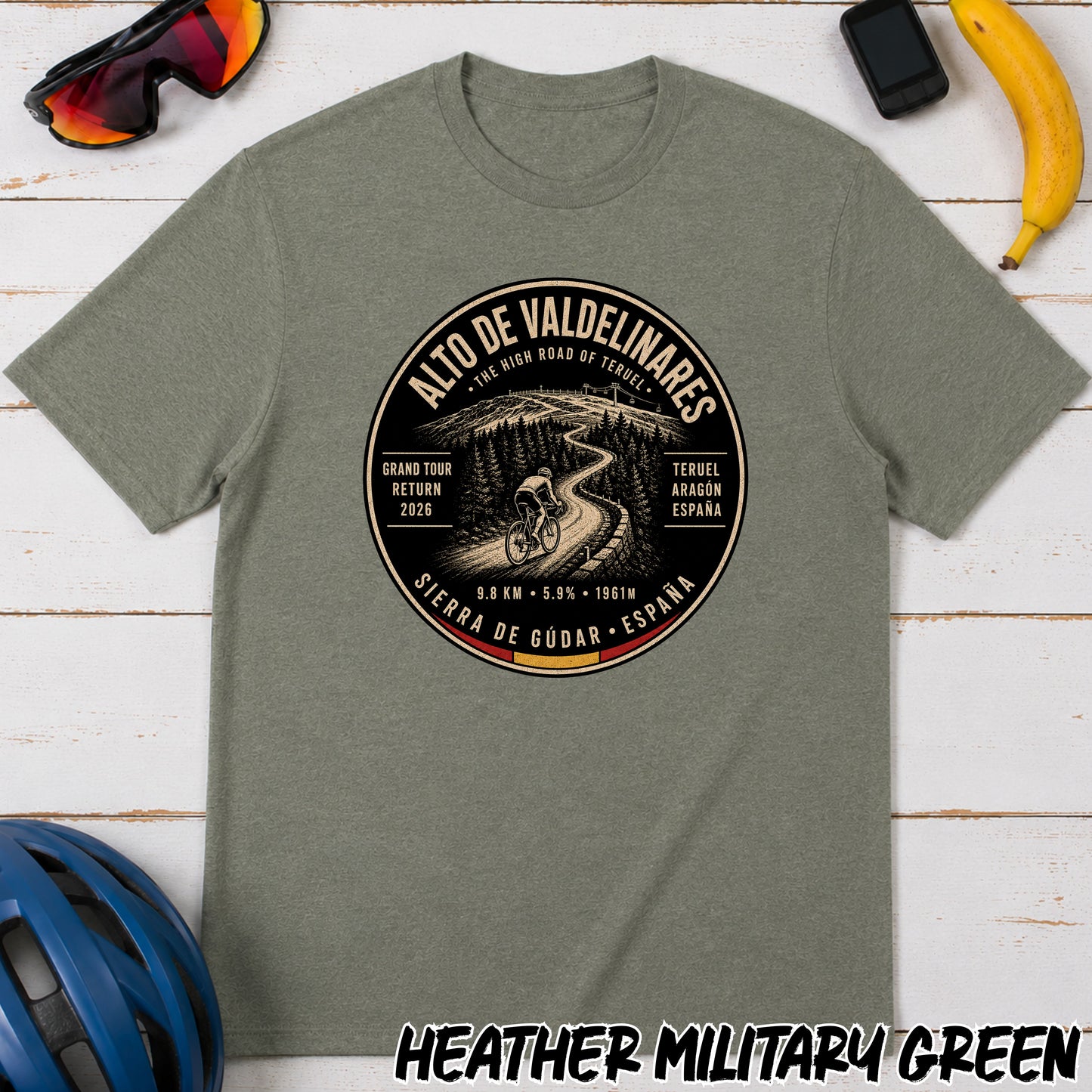 Alto de Valdelinares Iconic Climb T‑Shirt —La Vuelta Cycling Tee