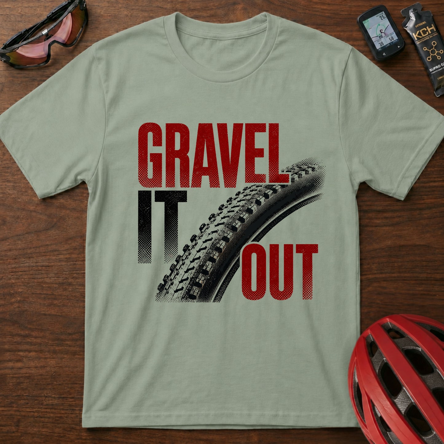 Gravel It Out T-Shirt —  Gravel Cycling Tee