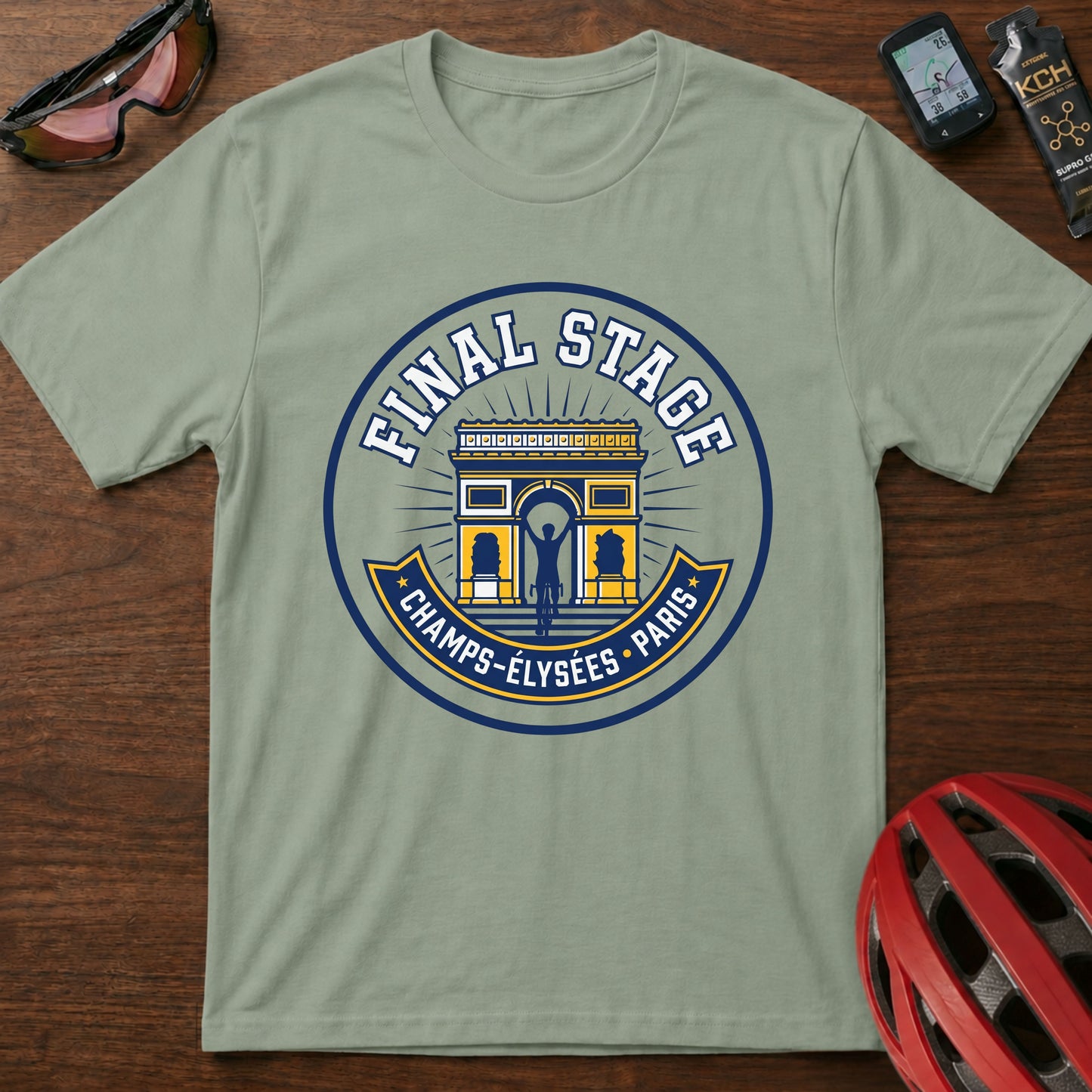 Final Stage Champs-Élysées Tour de France Cycling T-Shirt