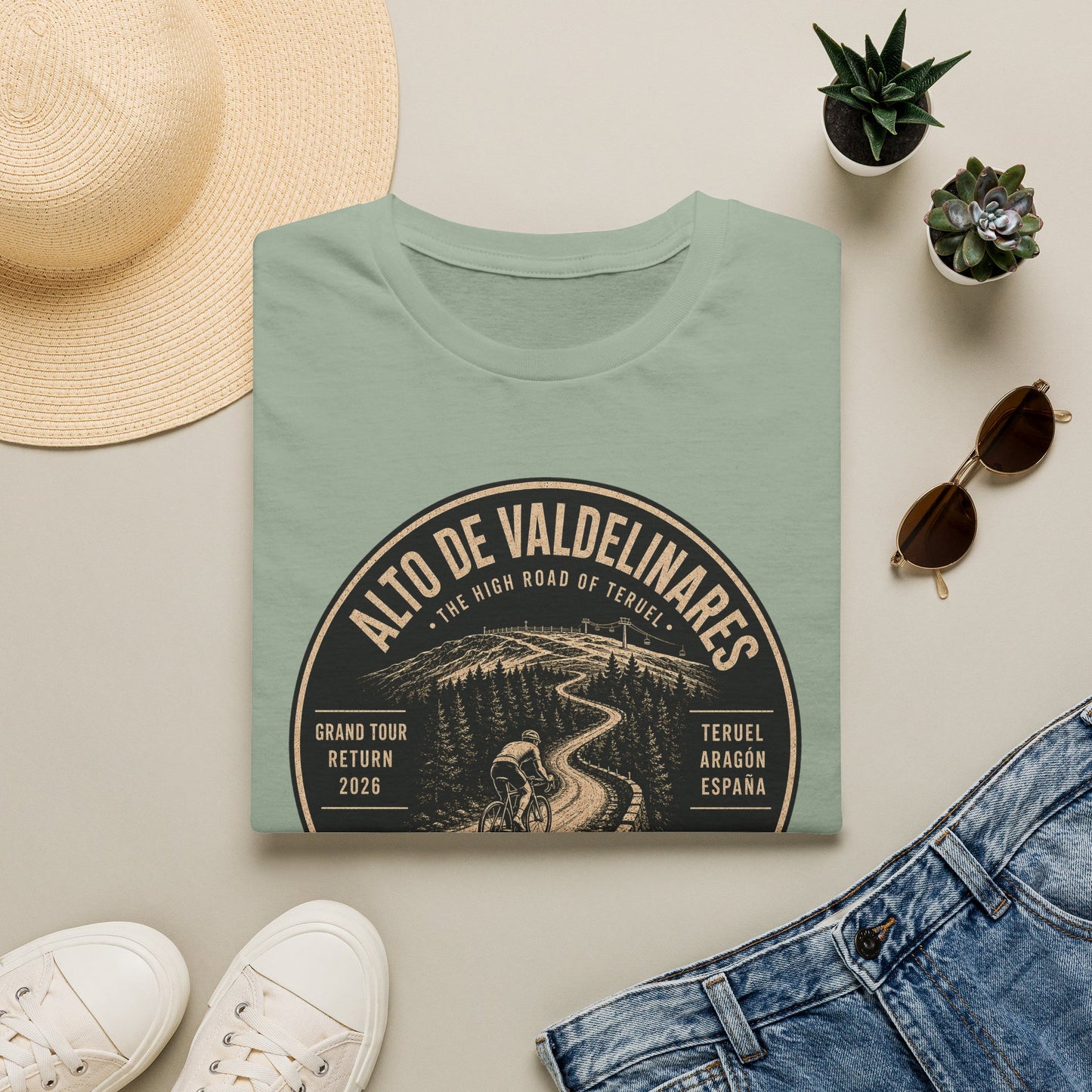 Alto de Valdelinares Iconic Climb T‑Shirt —La Vuelta Cycling Tee