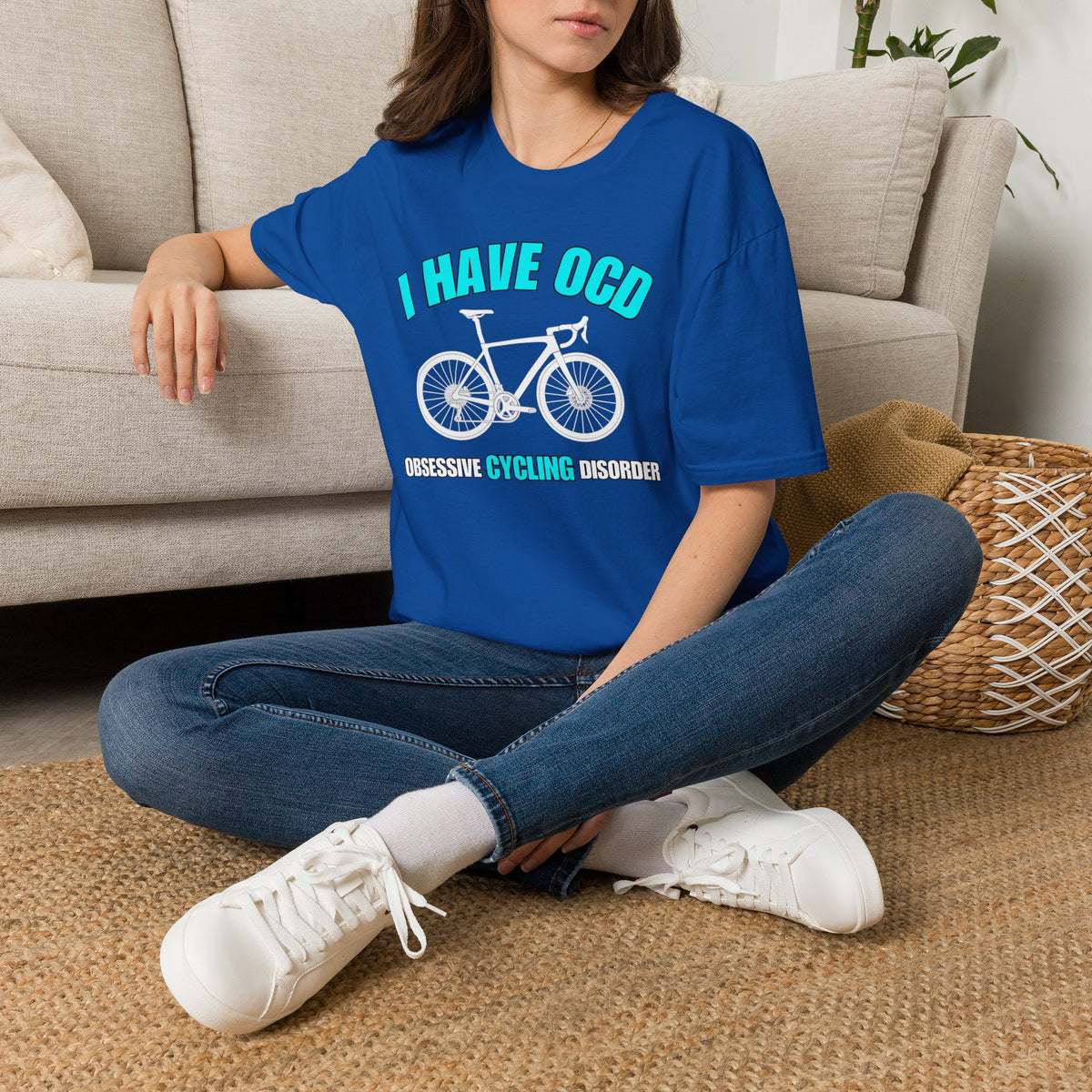 Cycling T-Shirt — "I Have OCD (Obsessive Cycling Disorder)" Graphic Tee(Global)