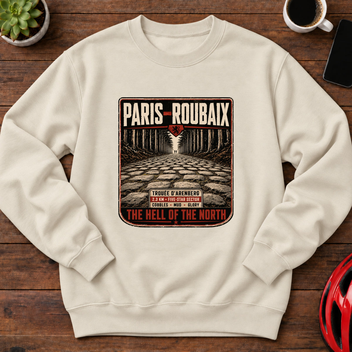 Paris-Roubaix The Hell of the North Cycling Sweatshirt(Global)