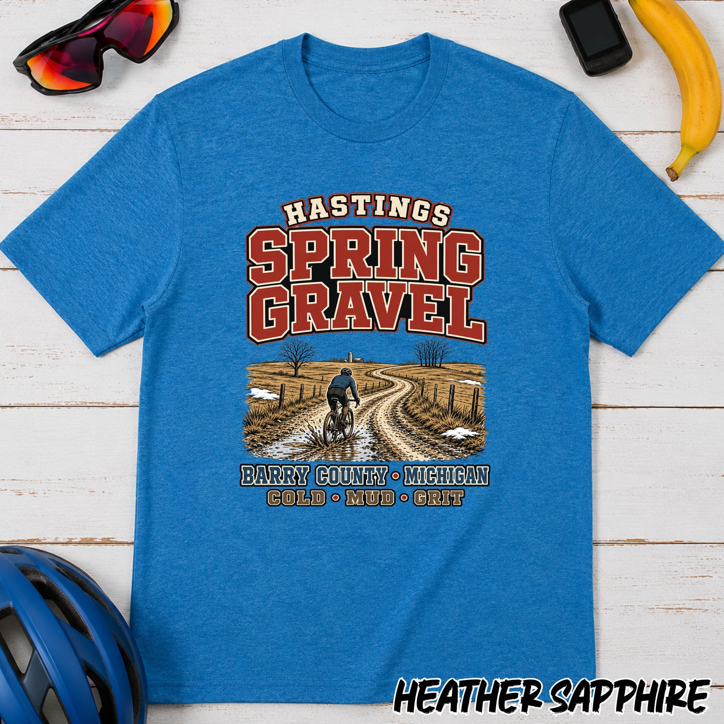 Spring Gravel T-Shirt — Hastings Gravel Ride Graphic Tee