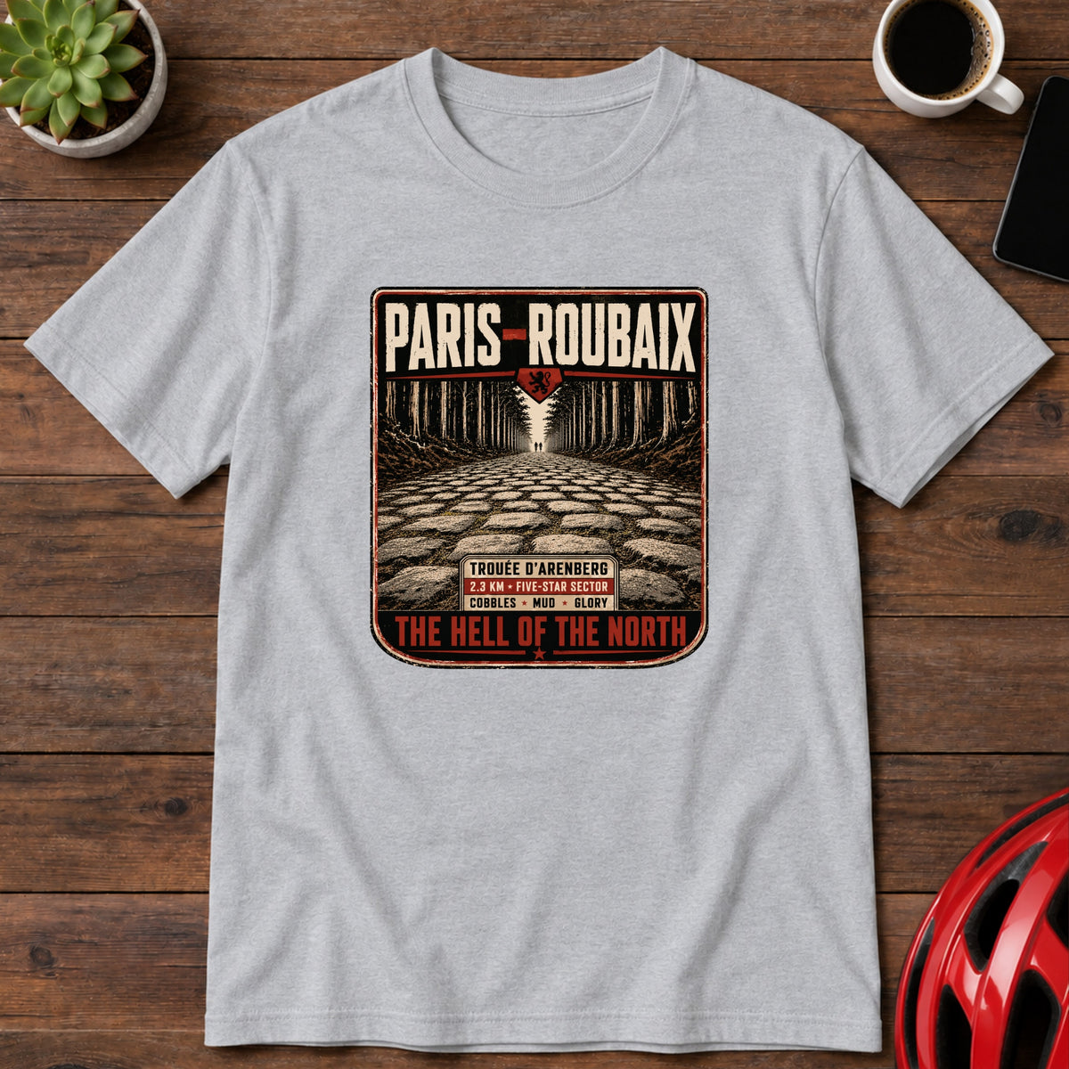Paris-Roubaix Arenberg Cobbles T-Shirt(Global)