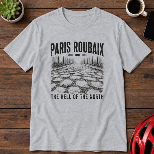 Paris–Roubaix 'The Hell of the North' Cycling T‑Shirt(Global)