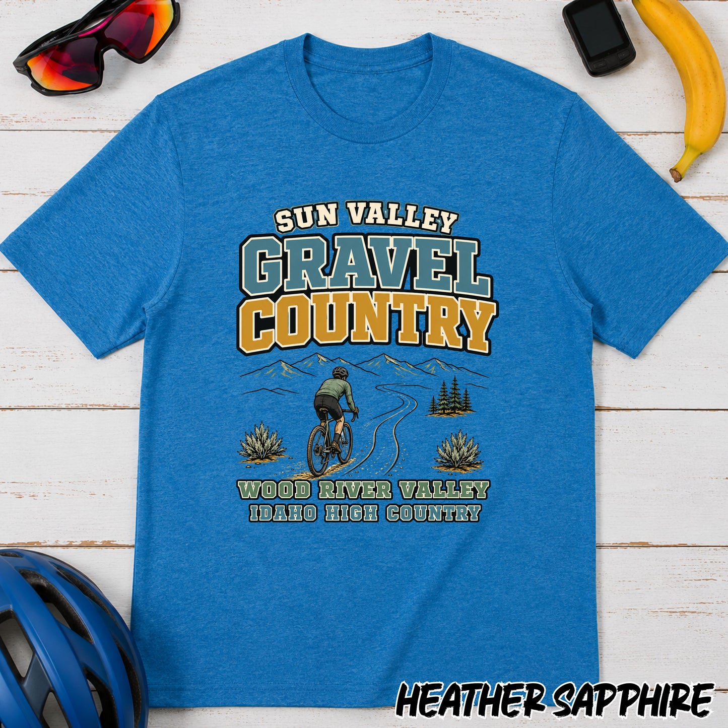 Sun Valley Gravel Country T-Shirt — Cycling Race Tee