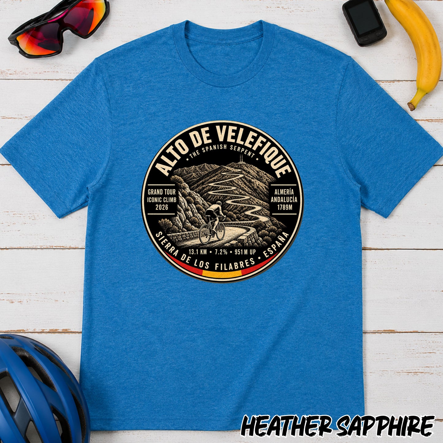 Alto de Velefique Le Vuelta T‑Shirt — Spanish Sierra Climb Tee