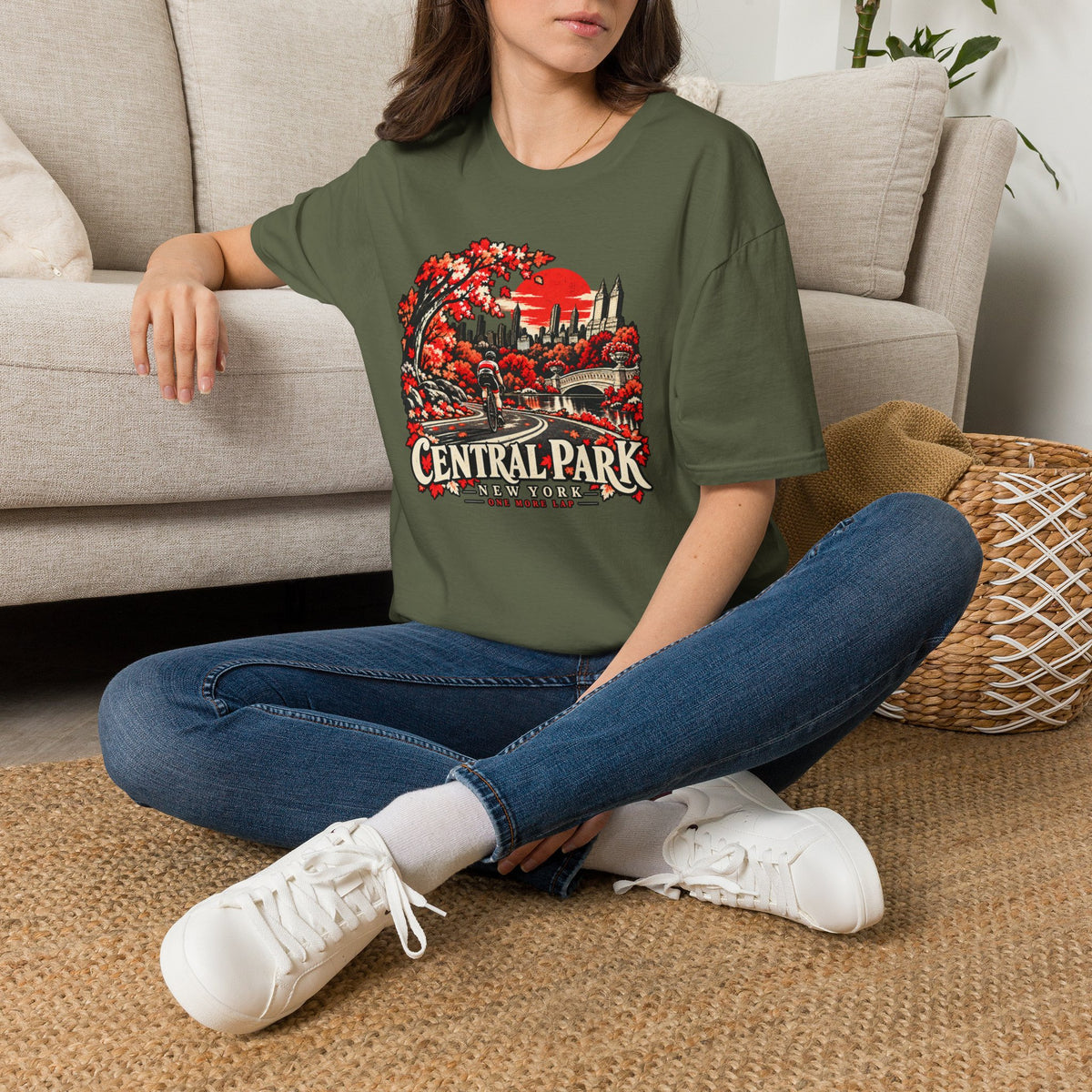 Central Park New York Cycling T-Shirt