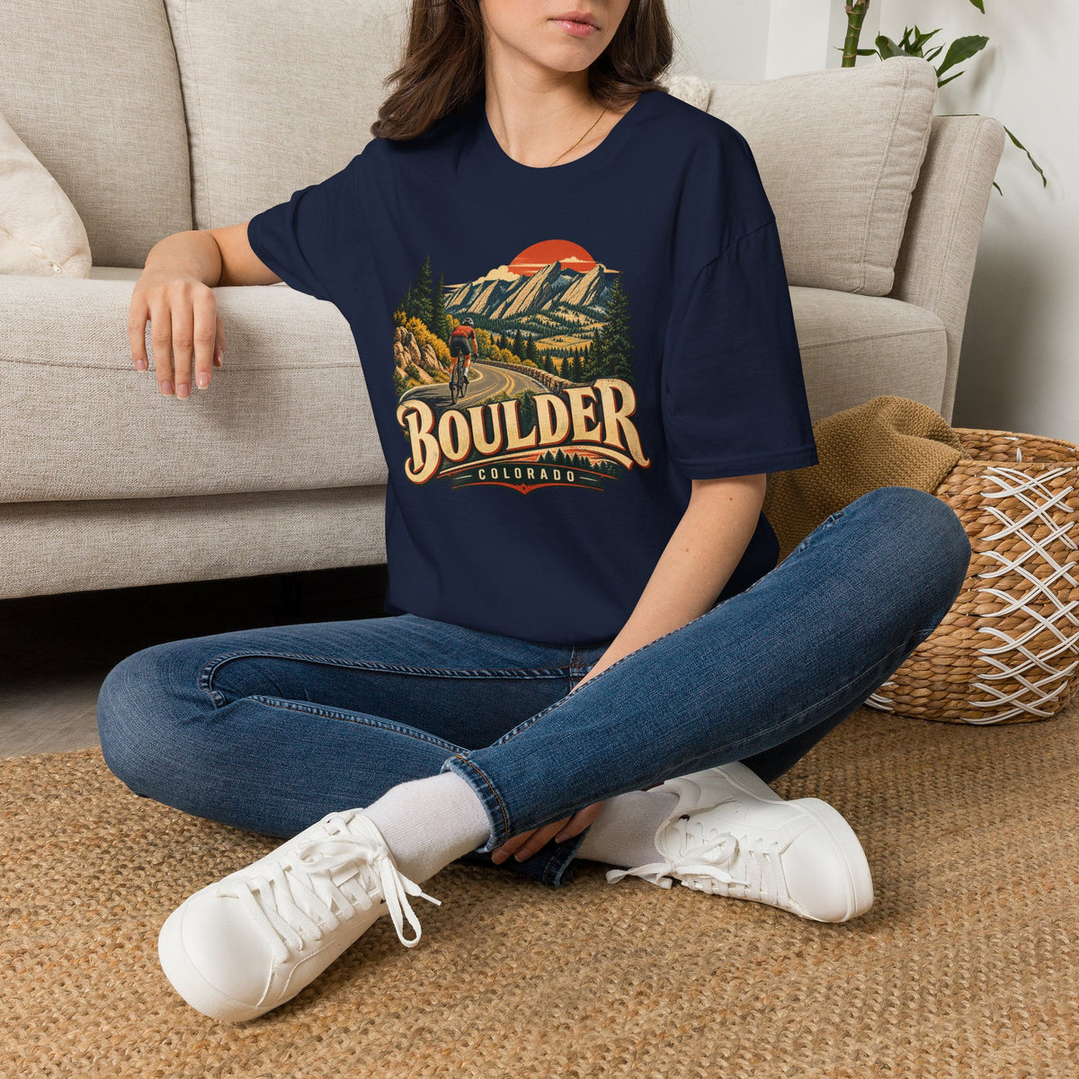 Boulder Colorado Cycling T-Shirt(Global)