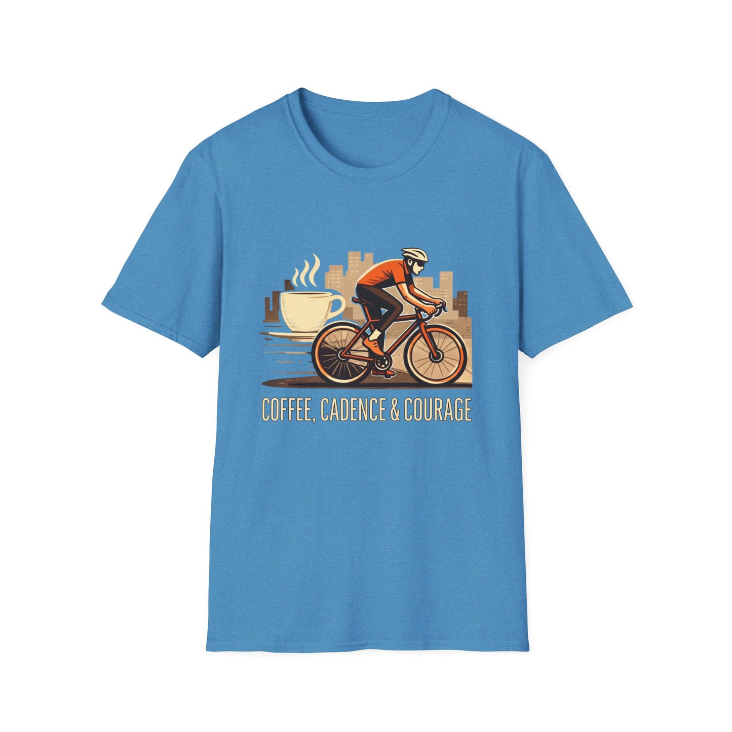 Cadence, coffee & courage Cycling T-Shirt