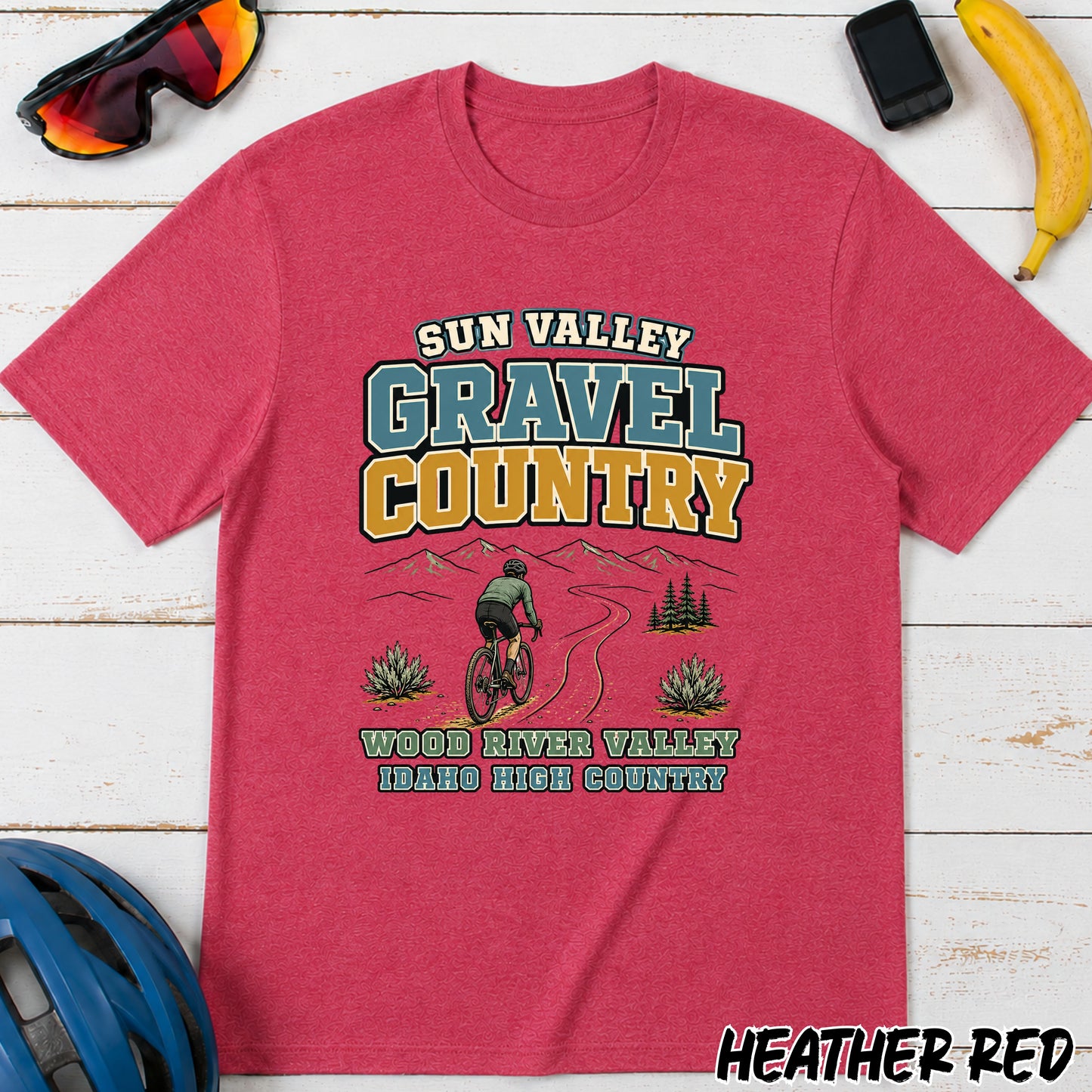 Sun Valley Gravel Country T-Shirt — Cycling Race Tee