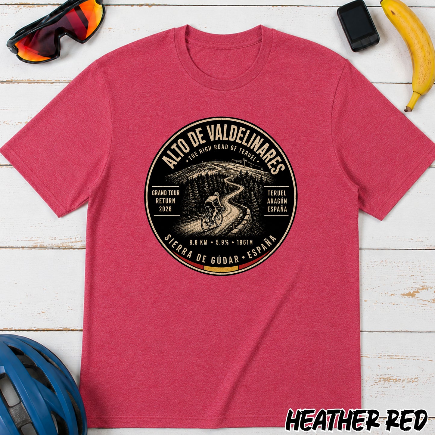 Alto de Valdelinares Iconic Climb T‑Shirt —La Vuelta Cycling Tee