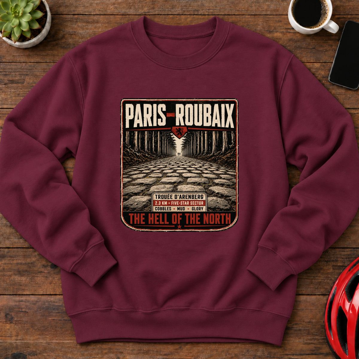 Paris-Roubaix The Hell of the North Cycling Sweatshirt(Global)