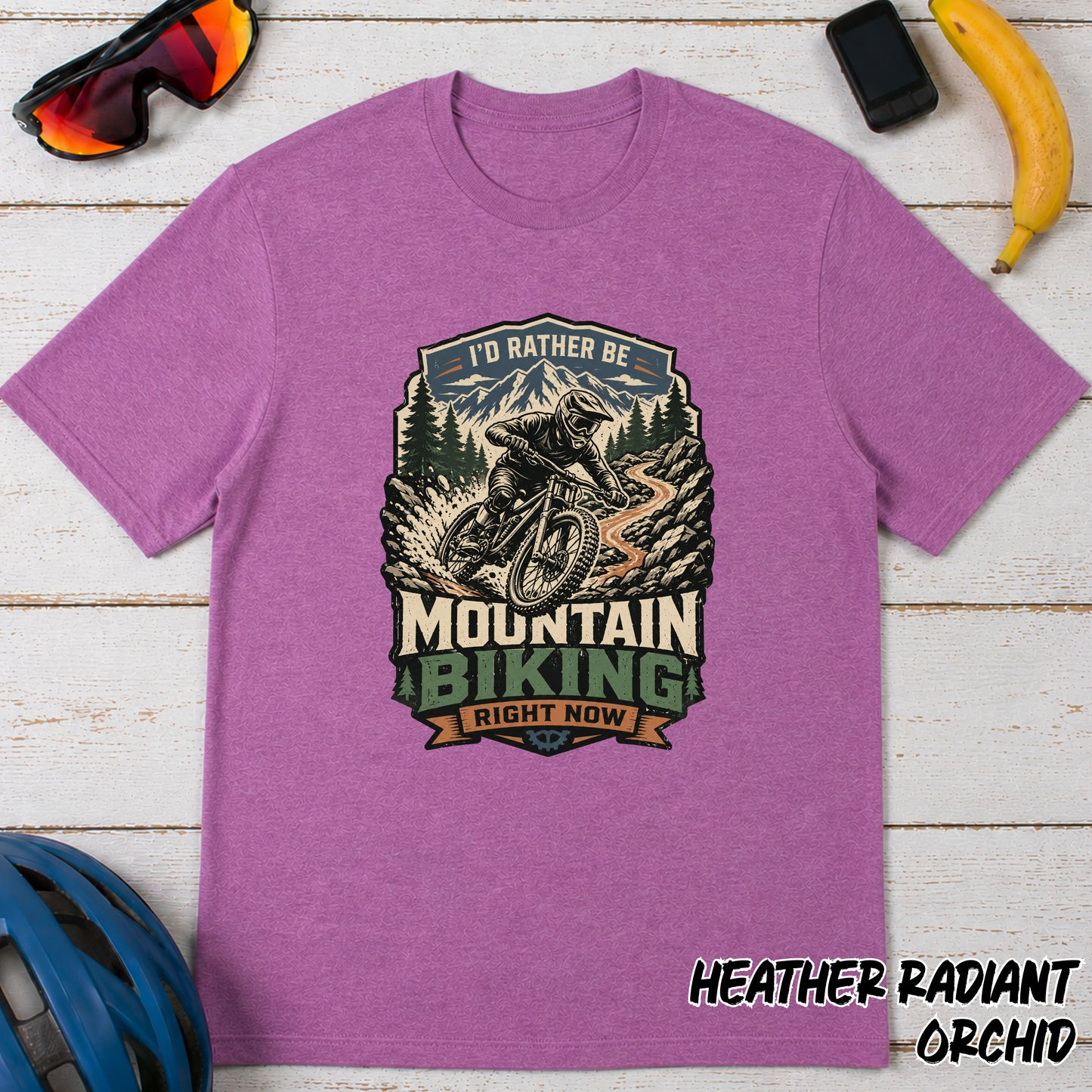 I'd Rather Be Mountain Biking T-Shirt