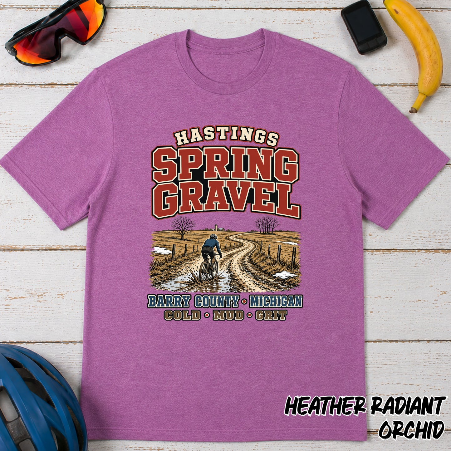 Spring Gravel T-Shirt — Hastings Gravel Ride Graphic Tee