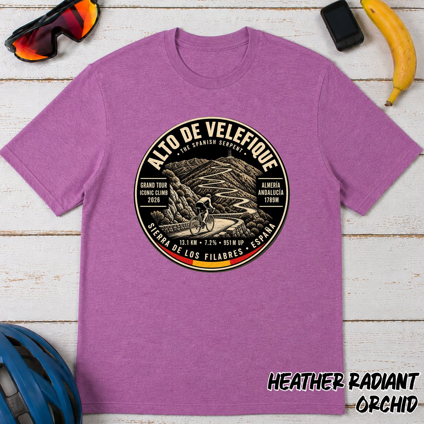 Alto de Velefique Le Vuelta T‑Shirt — Spanish Sierra Climb Tee