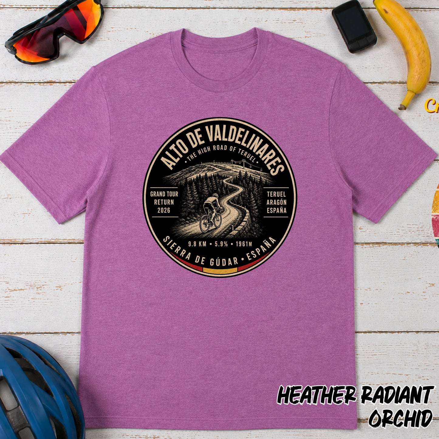Alto de Valdelinares Iconic Climb T‑Shirt —La Vuelta Cycling Tee
