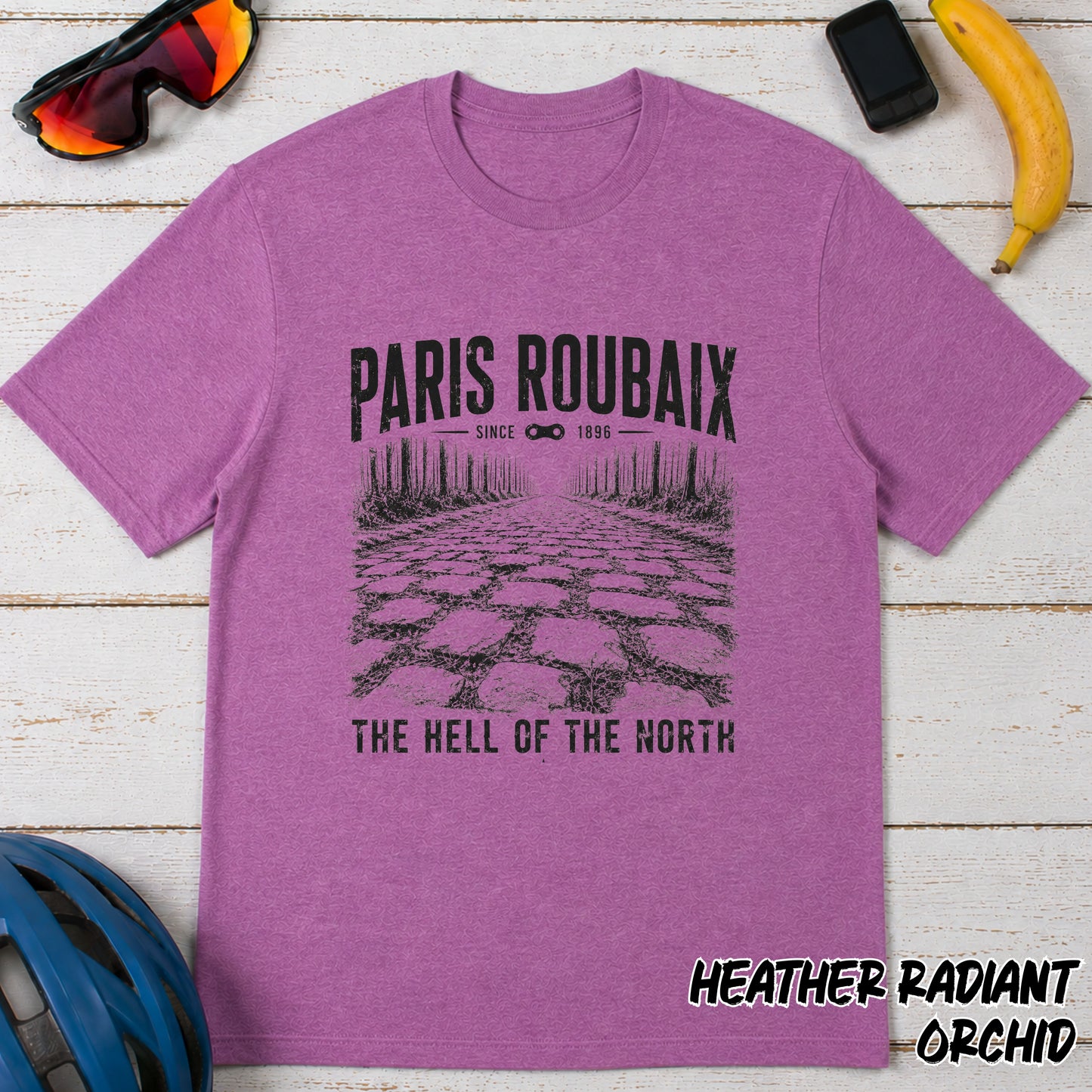 Paris Roubaix T-Shirt — Vintage 'The Hell of the North' Cycling Tee