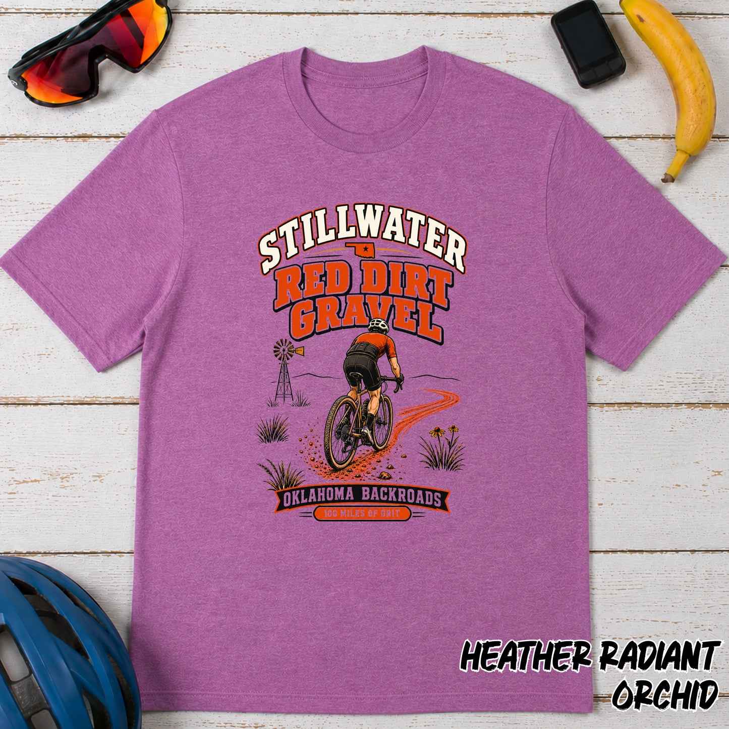 Stillwater Red Dirt Gravel T-Shirt — Oklahoma Gravel Cycling Tee