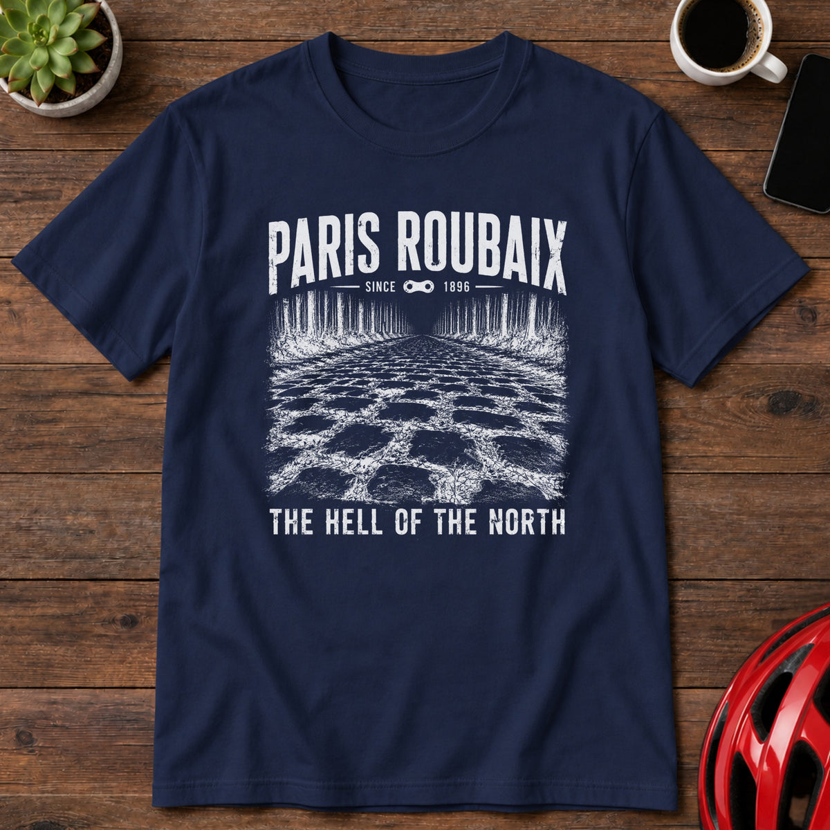 Paris–Roubaix 'The Hell of the North' Cycling T‑Shirt(Global)