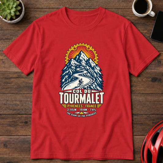 Col du Tourmalet Cycling Climb Tee (Global)
