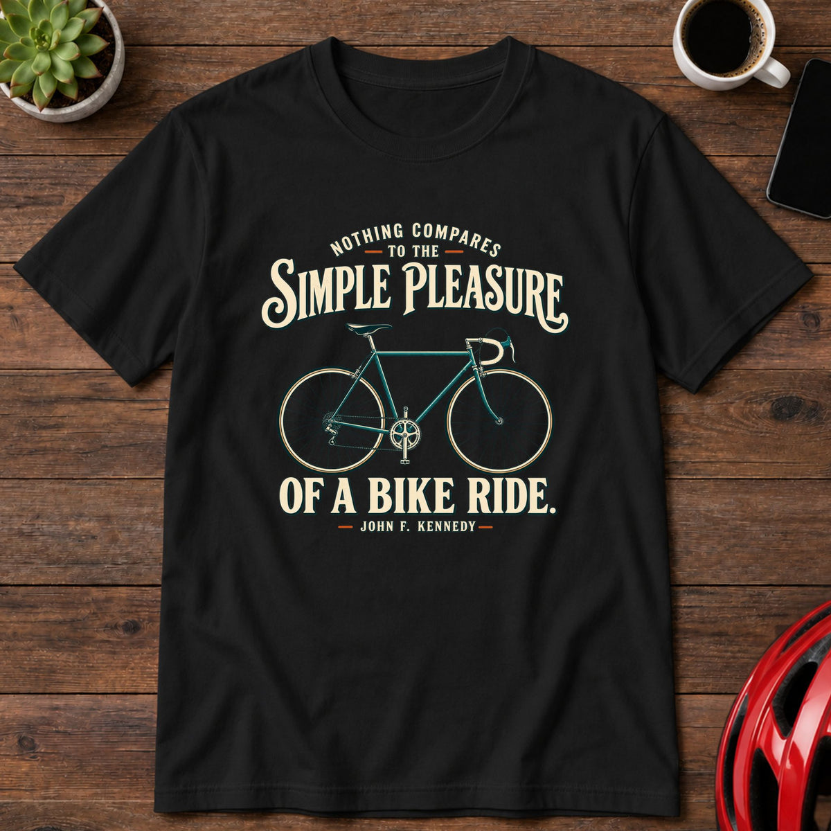 Simple Pleasure Bike Ride T-Shirt(Global)
