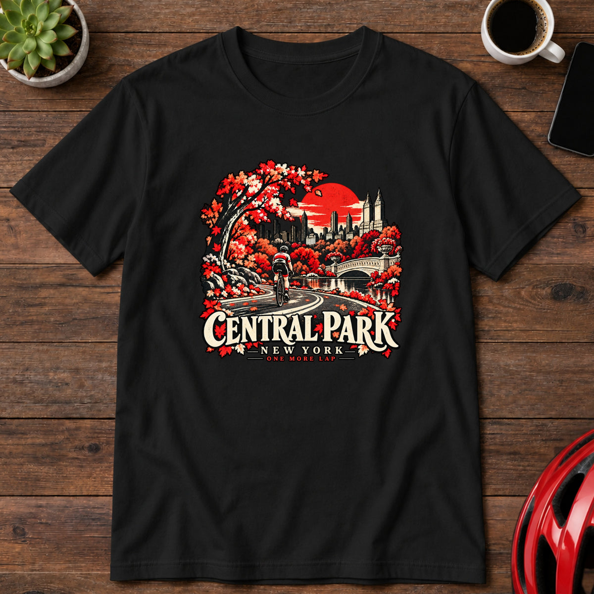 Central Park New York Cycling T-Shirt