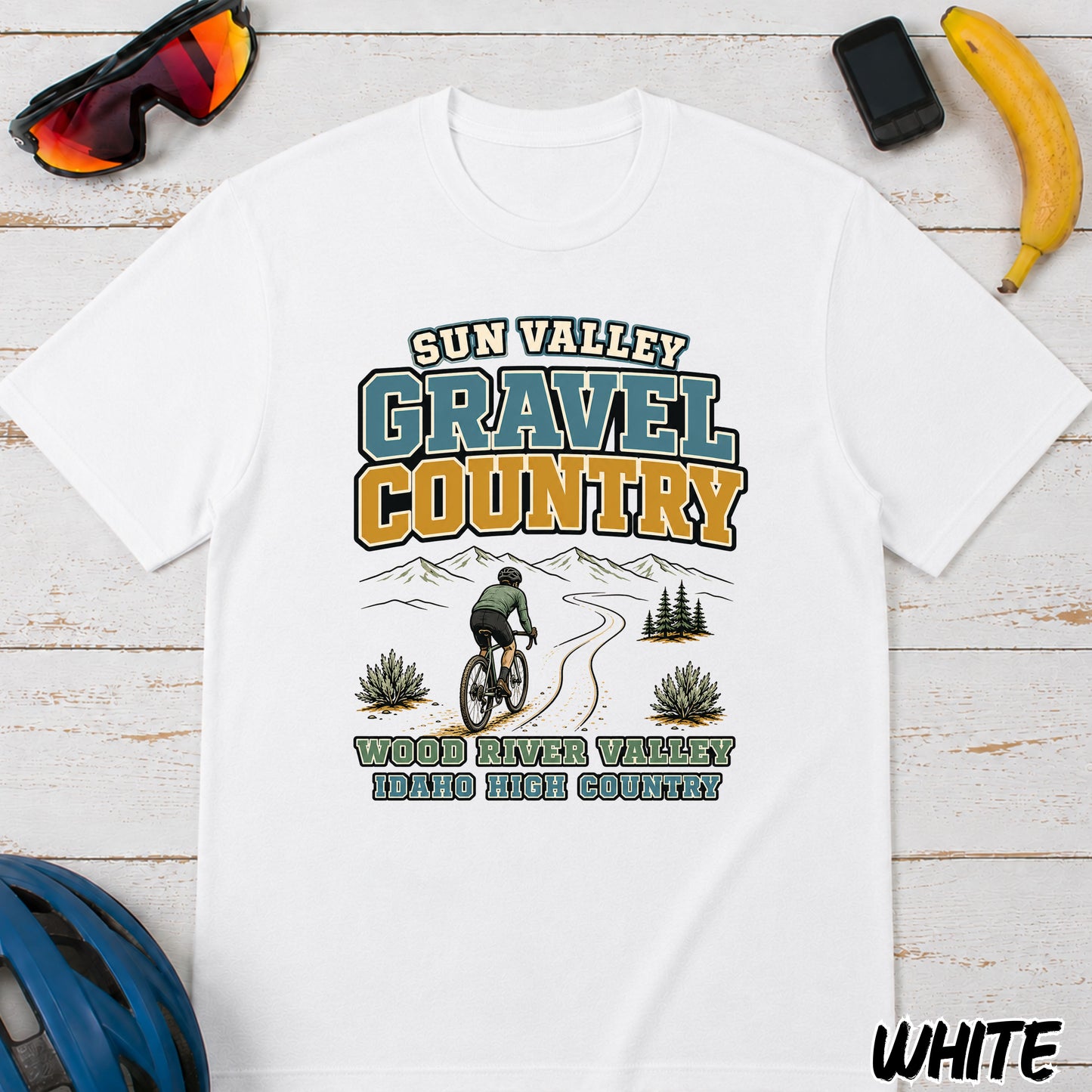 Sun Valley Gravel Country T-Shirt — Cycling Race Tee