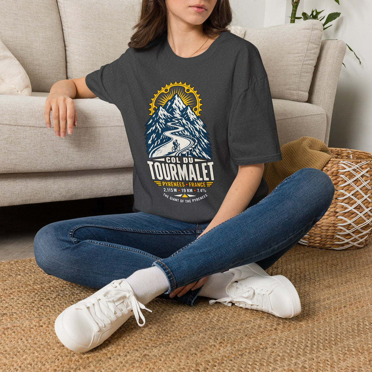 Col du Tourmalet Cycling Climb Tee (Global)