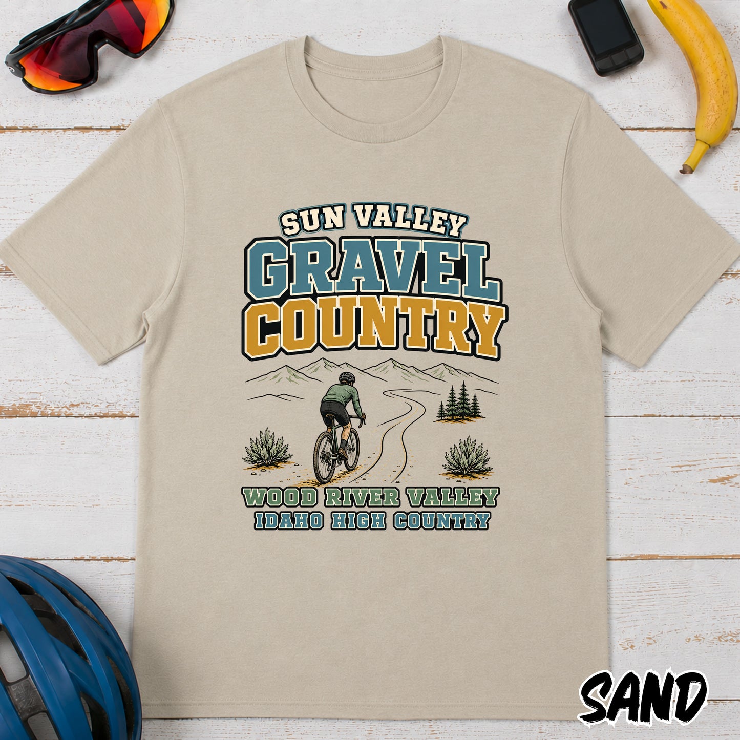 Sun Valley Gravel Country T-Shirt — Cycling Race Tee