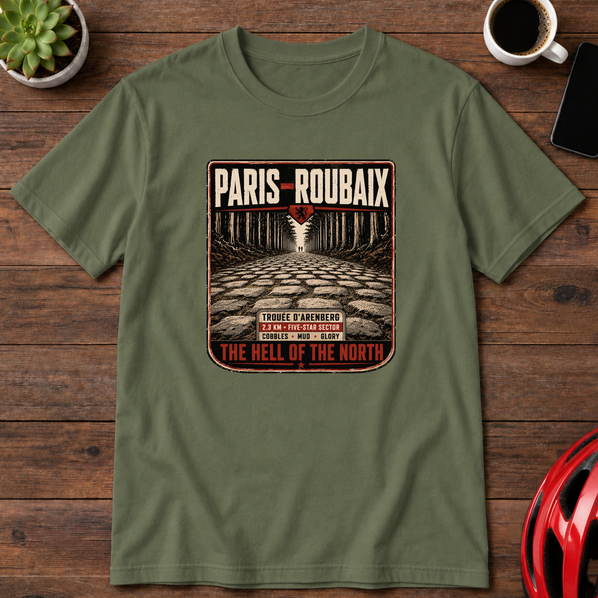 Paris-Roubaix Arenberg Cobbles T-Shirt(Global)