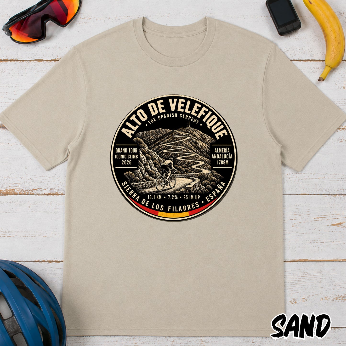 Alto de Velefique Le Vuelta T‑Shirt — Spanish Sierra Climb Tee