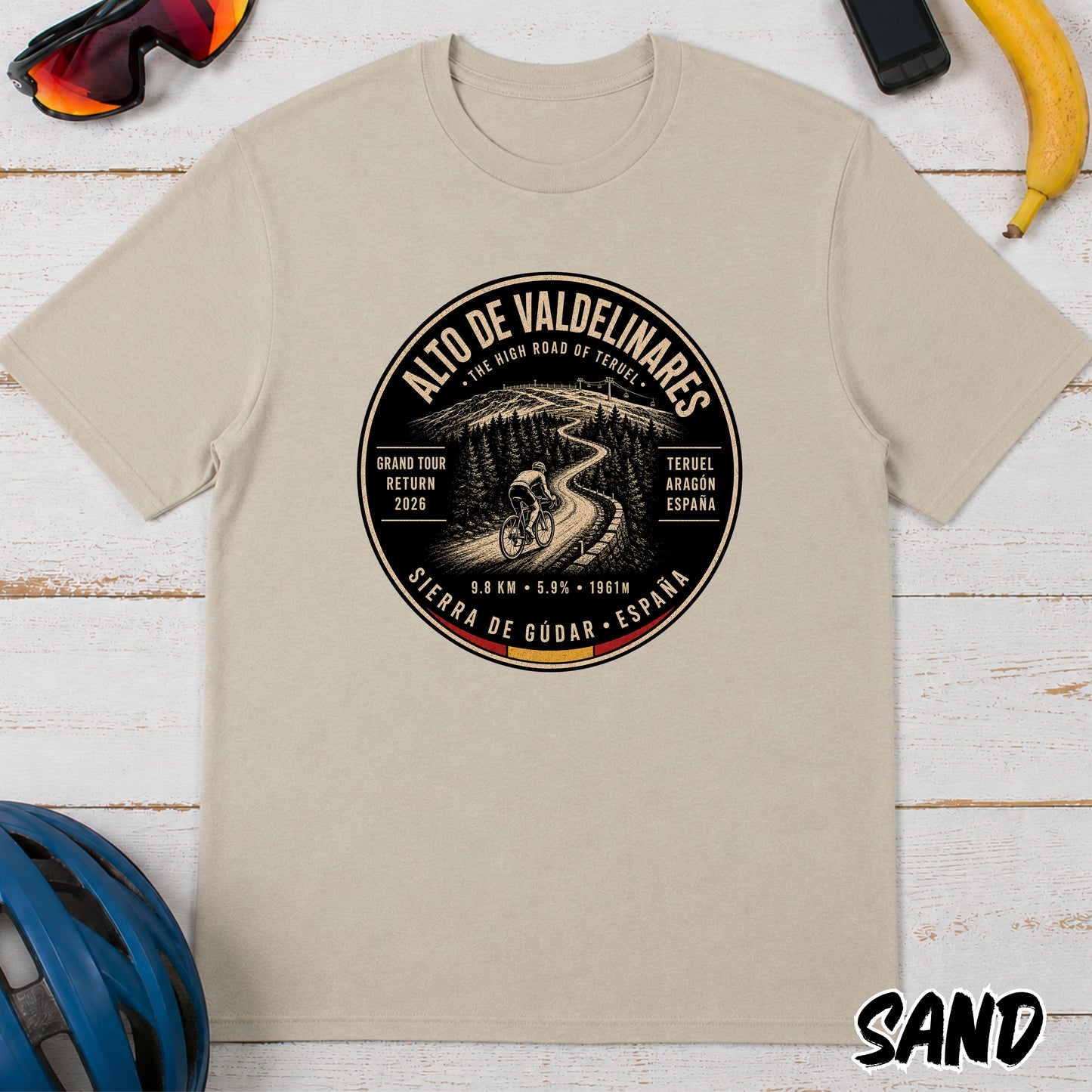 Alto de Valdelinares Iconic Climb T‑Shirt —La Vuelta Cycling Tee