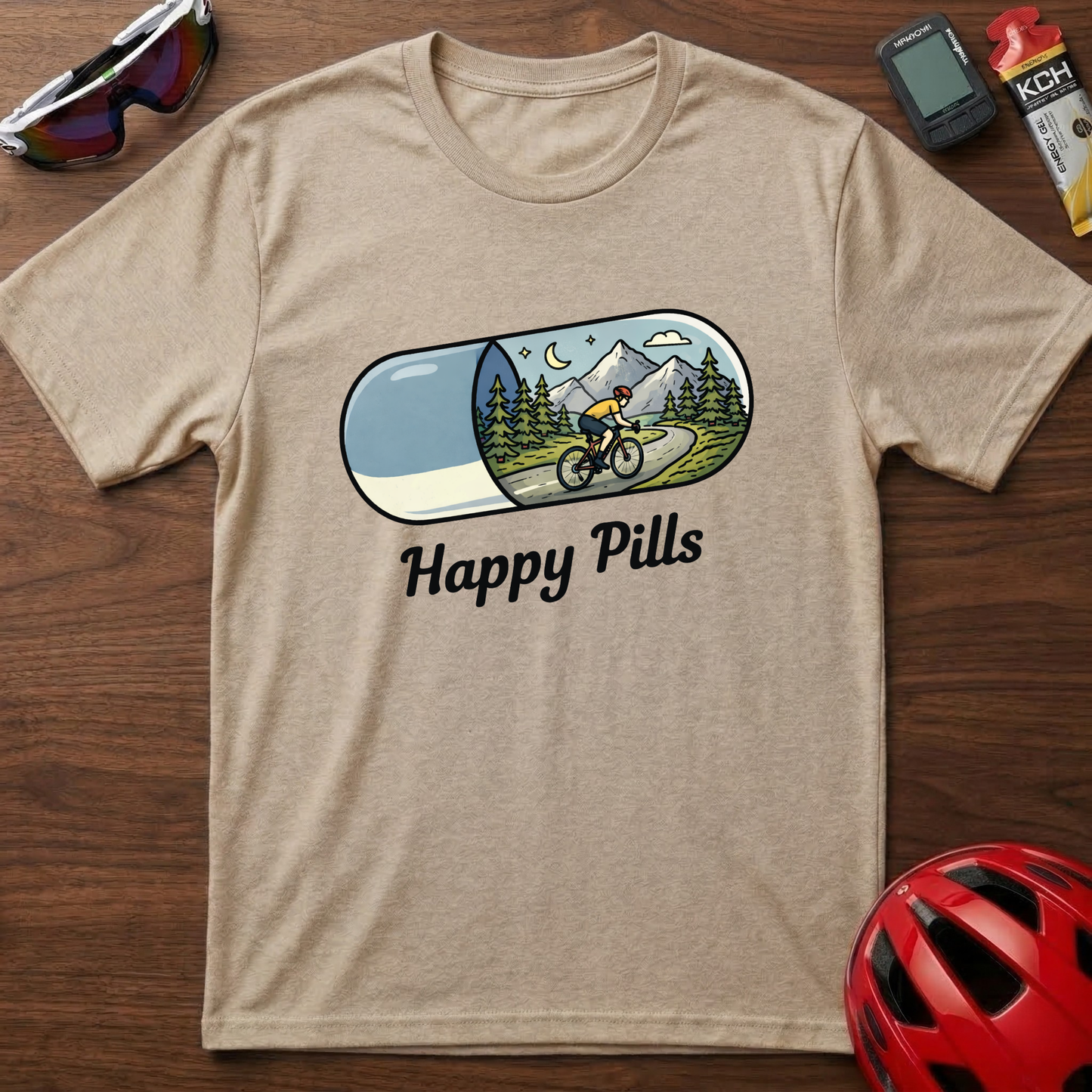 Happy Pills Road Cycling T-Shirt