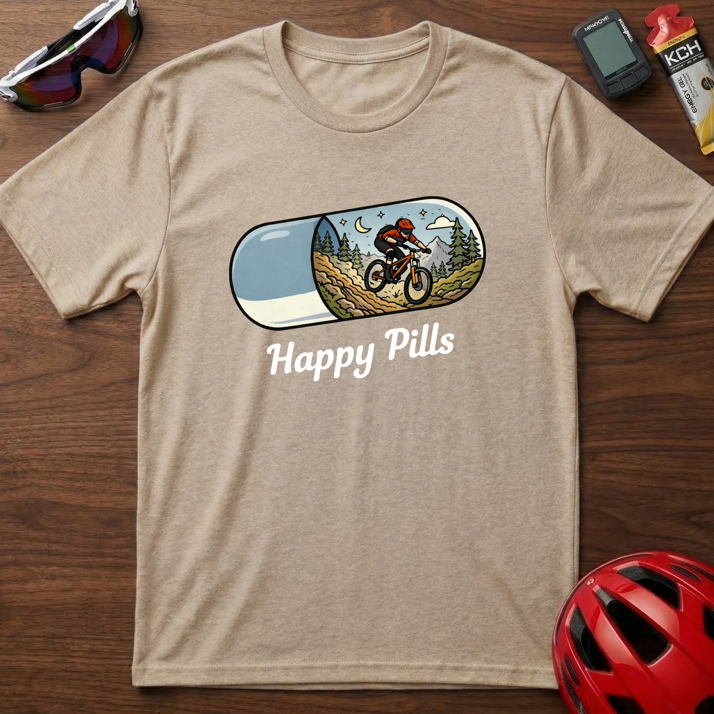Happy Pills Downhill MTB Cycling T-Shirt
